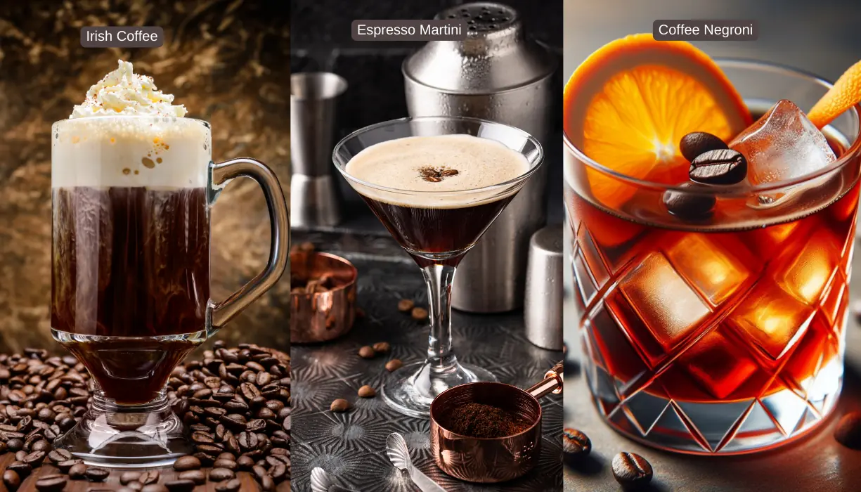 cocteles con cafe